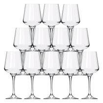 Jogo 12 Taças Vinho Tinto Gin Brunello 490ml Vidro Nadir