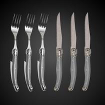 Jogo 12 Talheres Laguiole Corte E Degustação Premium