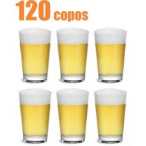 Jogo 120 Copo chopp Cerveja caldereta 350 ml Vidro Resistente - LotusGlass