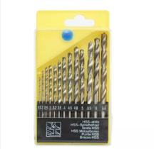 Jogo 13 peças Broca Metal 1.5mm a 6.5mm Jogo 13 peças Broca Metal 1.5mm a 6.5mm