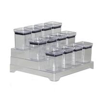 Jogo 13 Porta Temperos Condimentos Organizador Decorativo - 7908692500736