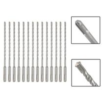 Jogo 14 Brocas SDS Plus 8x160 mm Aço Carbono Tungstênio Jogo 14 Brocas SDS Plus 8x160 mm Aço Carbono Tungstênio