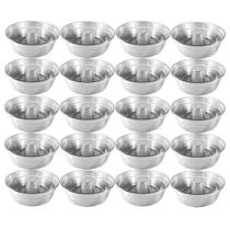 Jogo 15 Formas De Pudim Bolo 16 Cm Alumínio Brilhante Jogo 15 Formas De Pudim Bolo 16 Cm Alumínio Brilhante