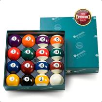 Jogo 16 Bolas Numeradas Bilhar Sinuca Aramith Premium Original Belga 54mm