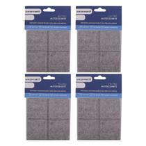 Jogo 16 Feltros 50mm Deslizantes Para Proteção Piso Móveis Parede Autocolante Cadeira Sofá Cama Armário Jogo 16 Feltros 50mm Deslizantes Para Proteção Piso Móveis Parede Autocolante Cadeira Sofá Cama Armário