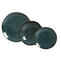 Jogo 18 Peças Raso Fundo Sobremesa Oceano Porto Brasil Jogo 18 Peças Raso Fundo Sobremesa Oceano Porto Brasil