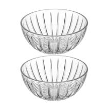Jogo 2 Bowl de Cristal Ecológico Mini Tigela Cumbuca Transparente Wolff 100ml