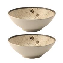 Jogo 2 Bowl Natural Acetinado Plus em Cerâmica para Caldos e Cereal 350ML Marrom Alleanza Jogo 2 Bowl Natural Acetinado Plus em Cerâmica para Caldos e Cereal 350ML Marrom Alleanza