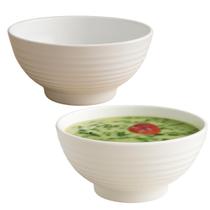 Jogo 2 Bowls Tigela Cumbuca Porcelana 500ml Sopas E Caldos