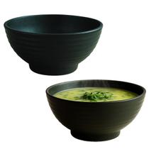 Jogo 2 Bowls Tigela Cumbuca Porcelana 500ml Sopas E Caldos
