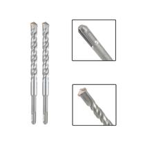 Jogo 2 Brocas SDS Plus 18x210 mm Aço Carbono Tungstênio