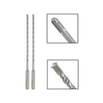 Jogo 2 Brocas SDS Plus 8x260 mm Aço Carbono Tungstênio