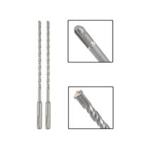 Jogo 2 Brocas Sds Plus 8X310 Mm Aço Carbono Tungstênio