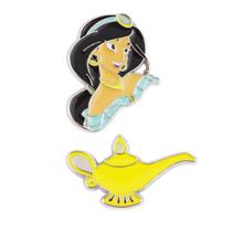 Jogo 2 broches princesa jasmine - disney Jogo 2 broches princesa jasmine - disney