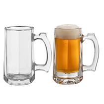 Jogo 2 Caneca de Chopp 310ml Zero Grau Cerveja Vidro Resistente Transparente Valencia Em Casa Tem