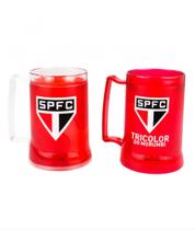 Jogo 2 Canecas Gel Isolante Térmico São Paulo SPFC 400 ml - taimes Jogo 2 Canecas Gel Isolante Térmico São Paulo SPFC 400 ml - taimes