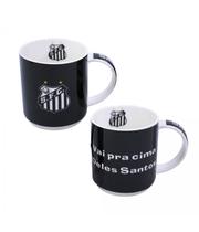 Jogo 2 Canecas Porcelana Chá Café 270ML - Santos