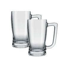 Jogo 2 Canecas Taberna de Cerveja Vidro 340 ml - Nadir