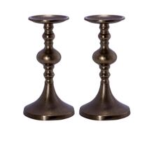 Jogo 2 Casticais Bronze Concepts 26cms de altura Premiere Jogo 2 Casticais Bronze Concepts 26cms de altura Premiere