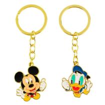 Jogo 2 Chaveiros Mickey Pato Donald 3cm - Disney Jogo 2 Chaveiros Mickey Pato Donald 3cm - Disney