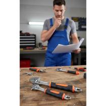 Jogo 2 Chaves Inglesa Ajustável 8" e 12" Isoladas