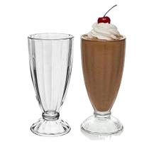Jogo 2 Copo de Milk Shake Taça de Vidro Transparente Sorveteria 380ml Lyor Jogo 2 Copo de Milk Shake Taça de Vidro Transparente Sorveteria 380ml Lyor