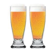 Jogo 2 Copo Taça para Cerveja Chopp de Vidro Tulipa Bar Restaurante Wolff 430ml