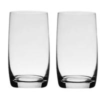 Jogo 2 Copos Cristal Bohemia Titanium Água Suco Drink 380ml