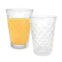 Jogo 2 Copos De Vidro Baixo Drink Vidro Grosso Agua 170ml