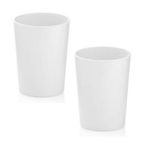 Jogo 2 Copos Oriental Resistente em Melamina 325ml Sake Jogo 2 Copos Oriental Resistente em Melamina 325ml Sake