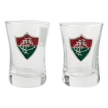 Jogo 2 Copos Shot Vidro 50ml - Fluminense