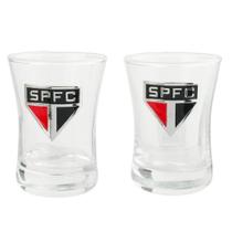 Jogo 2 Copos Shot Vidro 50ml - São Paulo - Mileno Jogo 2 Copos Shot Vidro 50ml - São Paulo - Mileno