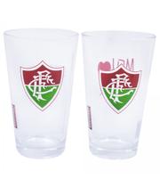 Jogo 2 Copos Vidro 475Ml - Fluminense Jogo 2 Copos Vidro 475Ml - Fluminense