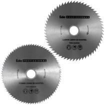 Jogo 2 Discos Serra 110mm Madeira 60/80D Eda Jogo 2 Discos Serra 110mm Madeira 60/80D Eda