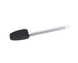 Jogo 2 Espátulas de Silicone Cabo Inox Preto 25cm Mimo Style Jogo 2 Espátulas de Silicone Cabo Inox Preto 25cm Mimo Style