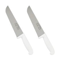 Jogo 2 Facas para Carne 8 Pol 203MM em Aço Inox Profissional