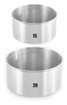 Jogo 2 Forma Assadeira Bolo Redonda Alta 15 E 20x10 Cm Jogo 2 Forma Assadeira Bolo Redonda Alta 15 E 20x10 Cm