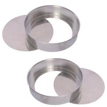 Jogo 2 Forma Bolo Assadeira Fundo Falso Removivel N 25 Em Aluminio