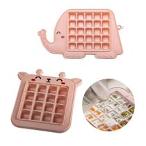 Jogo 2 Formas Gelo Gelatina Girafa Elefante 32 Cavidades Jogo 2 Formas Gelo Gelatina Girafa Elefante 32 Cavidades