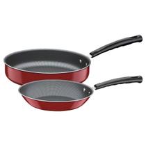 Jogo 2 Frigideiras Antiaderente Starflon T1 Versalhes Tramontina Vermelho