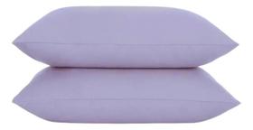 Jogo 2 Fronhas Altenburg Malha Fio Penteado Al Lilás Mescla