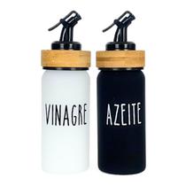 Jogo 2 Galheteiro Doha Azeite Vinagre Com Bico Dosador 220ml Jogo 2 Galheteiro Doha Azeite Vinagre Com Bico Dosador 220ml