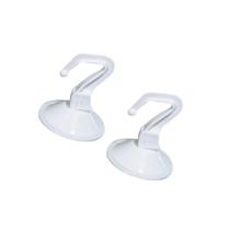 Jogo 2 ganchos cabide de parede ventosa de plastico - DAIVAK