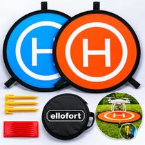 Jogo 2 Landing Pad Drone Pista Pouso Decolagem 55cm Bolsa Dobravel
