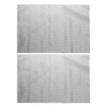 Jogo 2 Lugar Americano Retangular Mesa PVC Antiderrapante Flex Cinza 45x30cm Lyor Jogo 2 Lugar Americano Retangular Mesa PVC Antiderrapante Flex Cinza 45x30cm Lyor