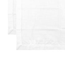 Jogo 2 Lugares Americanos em Tecido 50x35cm Off White- Lhermitage Jogo 2 Lugares Americanos em Tecido 50x35cm Off White- Lhermitage