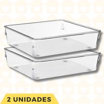 Jogo 2 Organizadores Acessorios Modular 4 Multiuso Maquiagem Jogo 2 Organizadores Acessorios Modular 4 Multiuso Maquiagem