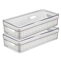 Jogo 2 Organizadores Retangular 3,6 L C/ Tampa e Cesta Frutas Jogo 2 Organizadores Retangular 3,6 L C/ Tampa e Cesta Frutas