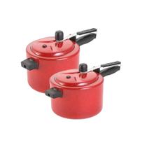 Jogo 2 Panela de Pressao 4,5 Litros e 7 Litros Colorida - Kit 2 Peças