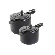 Jogo 2 Panela de Pressao 4,5 Litros e 7 Litros Colorida - Kit 2 Peças